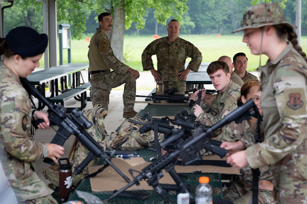 181st Security Forces Sharpen Readiness with Weapons Safety Training at Wright-Patterson Air Force Base