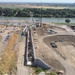 Aerial View Shows Fish Passage Construction Progress