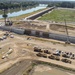 Aerial View Shows Fish Passage Construction Progress
