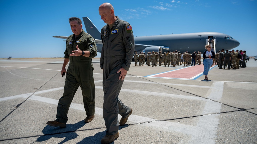 New KC-46 delivered to Travis AFB
