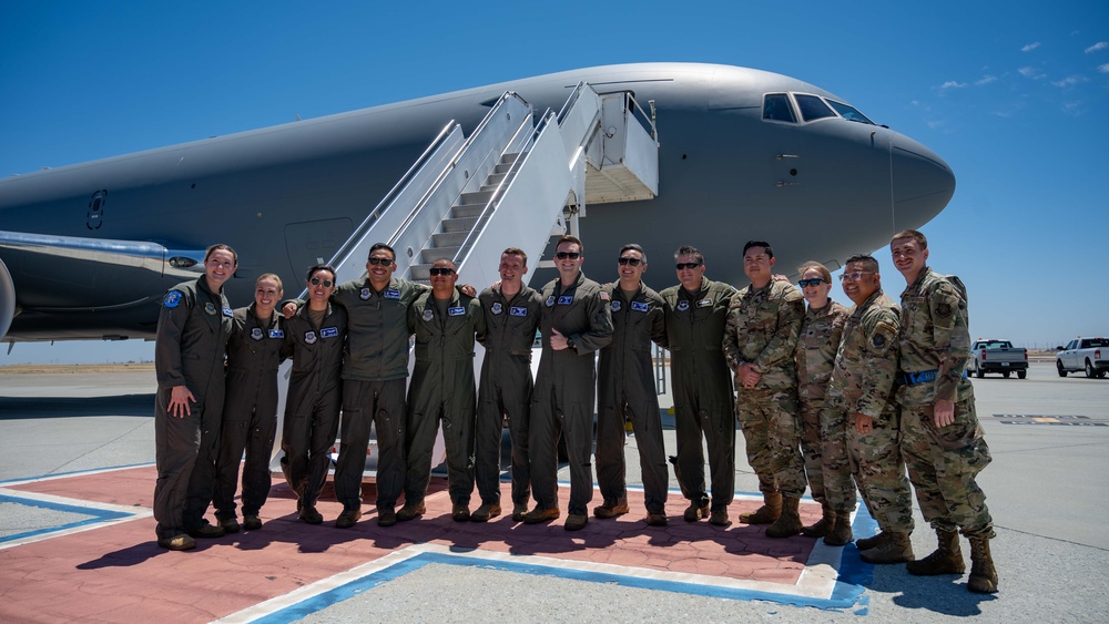 New KC-46 delivered to Travis AFB