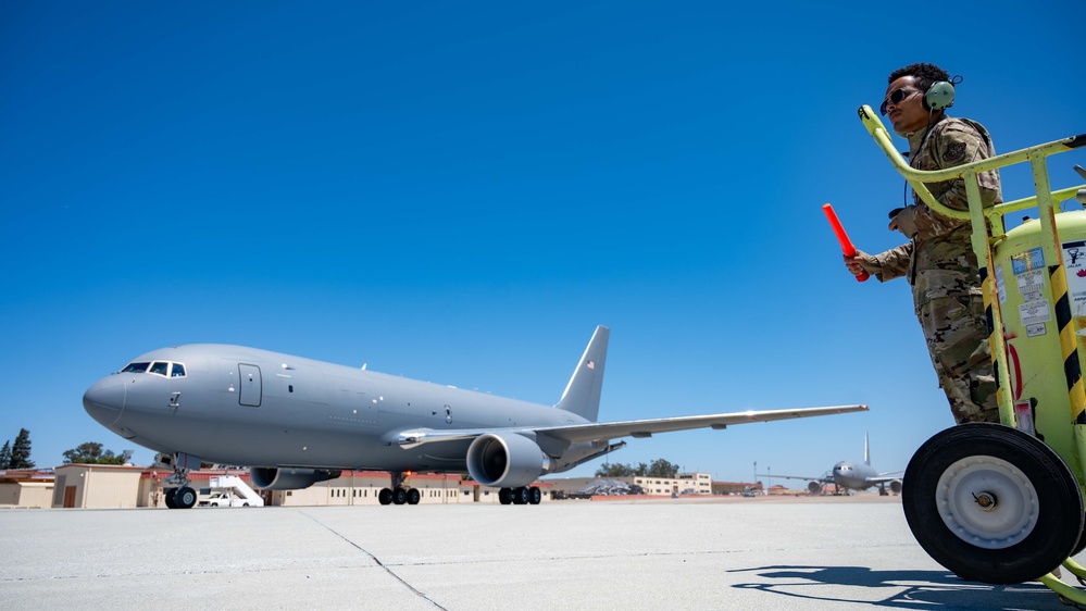 New KC-46 delivered to Travis AFB