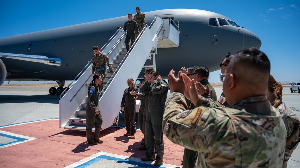 New KC-46 delivered to Travis AFB