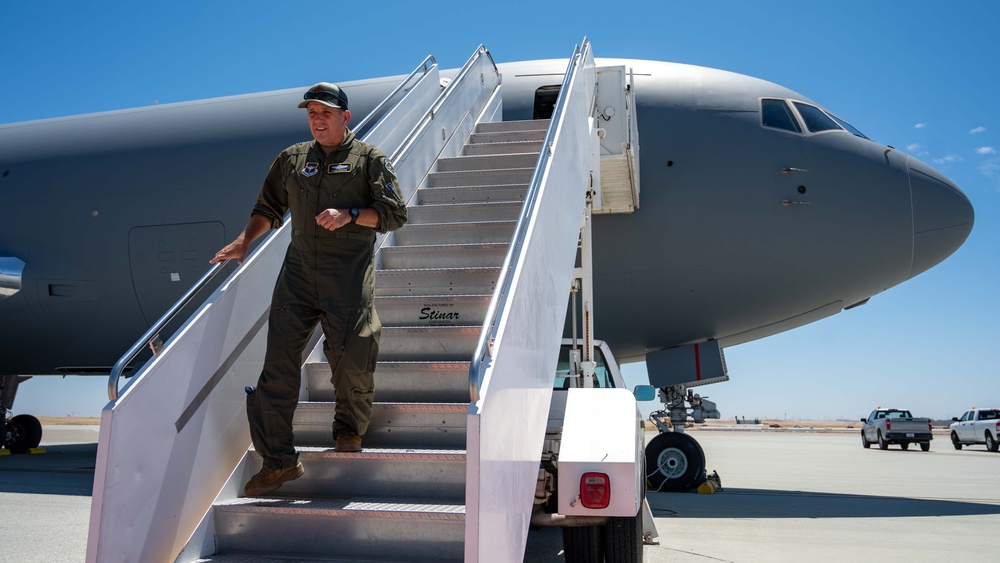 New KC-46 delivered to Travis AFB