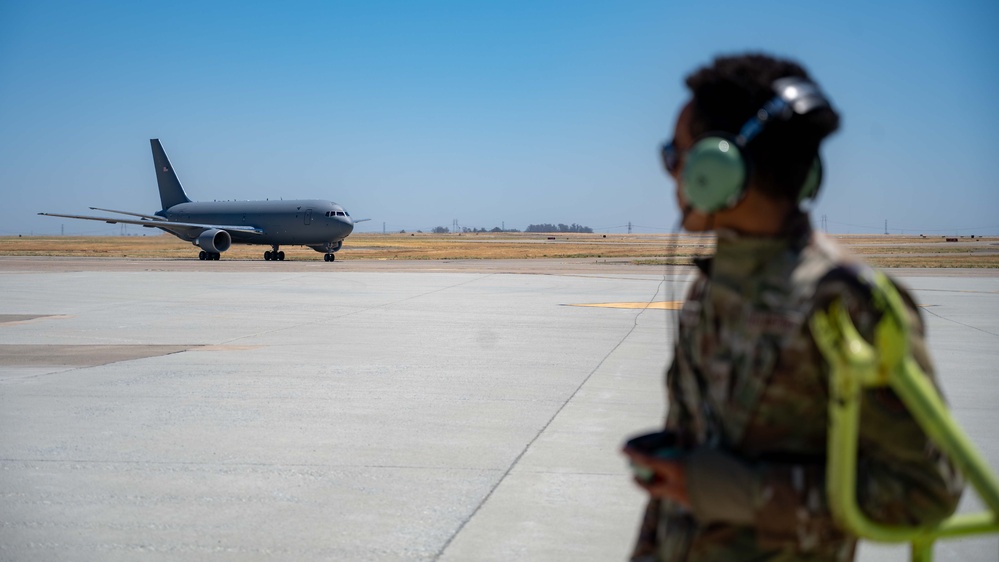 New KC-46 delivered to Travis AFB
