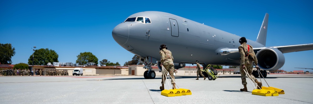 New KC-46 delivered to Travis AFB