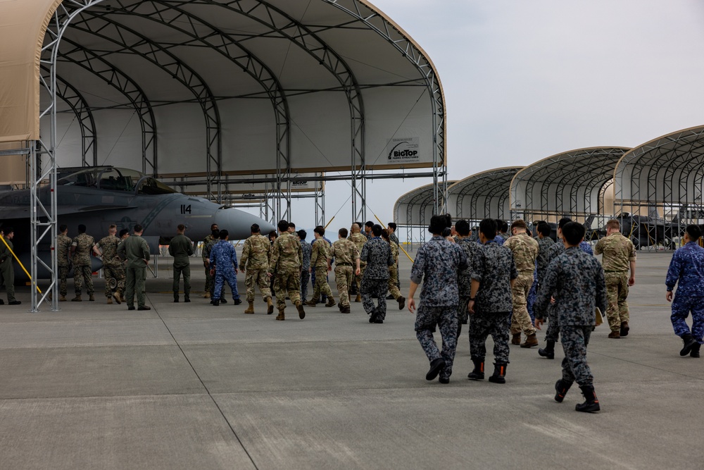 MCAS Iwakuni ARFF Multinational Crash Damaged or Disabled Aircraft Recovery training