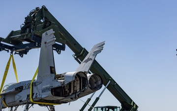 MCAS Iwakuni ARFF Multinational Crash Damaged or Disabled Aircraft Recovery training