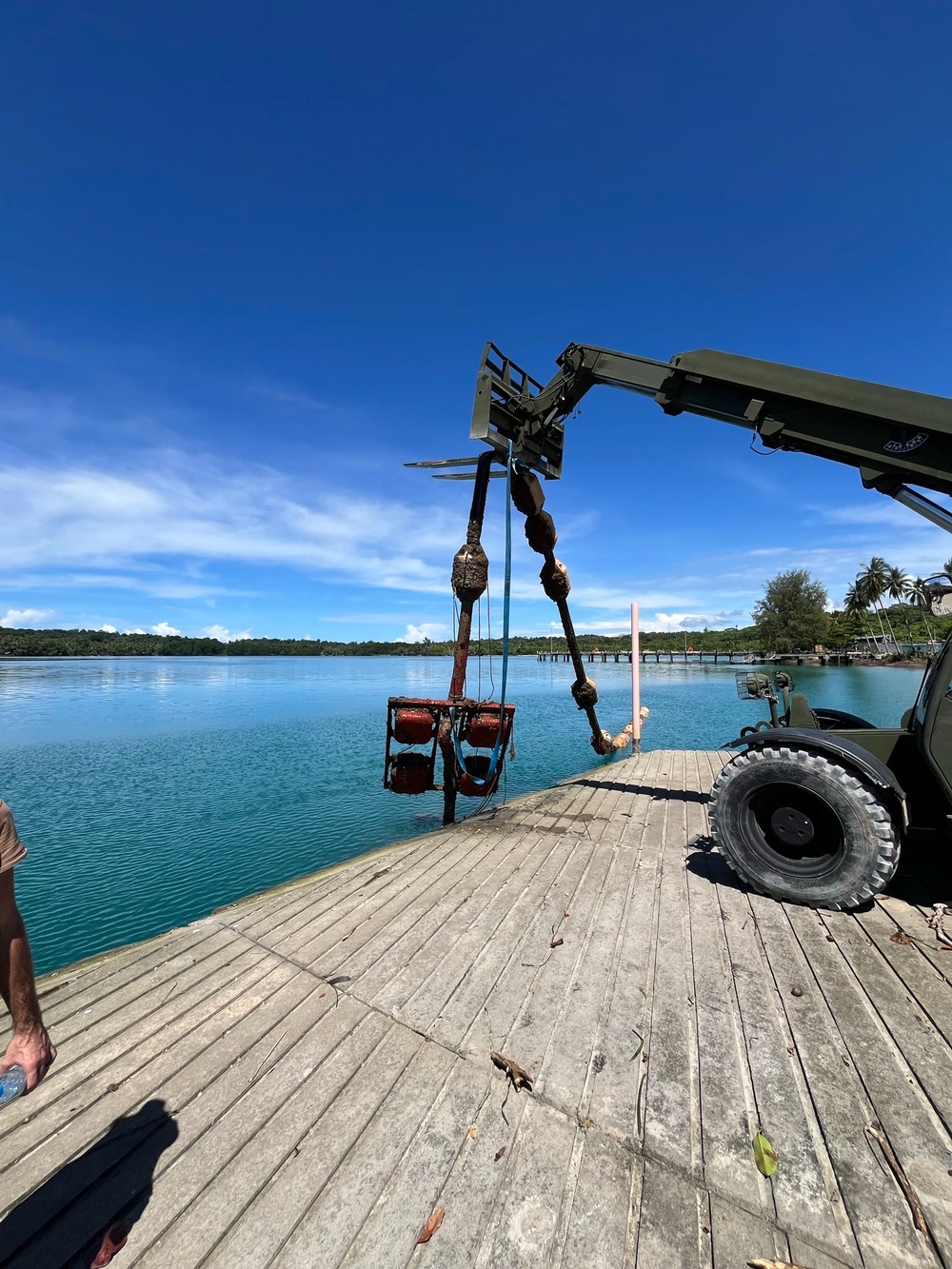 Repair and Upgrade Small Boat Jetty Project desalination tank demolition