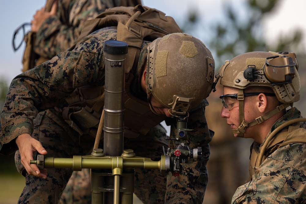 12th LCT Executes a Live-Fire Mortar Range