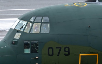 JASDAF C-130 takes off during RFA 25-2