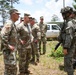 Nordhaus, Army National Guard leadership team visit Guardsmen on rotation at JRTC