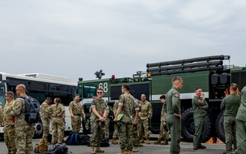 MCAS Iwakuni ARFF Multinational Crash Damaged or Disabled Aircraft Recovery training