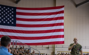 Marine Aircraft Group 12 host change of command ceremony