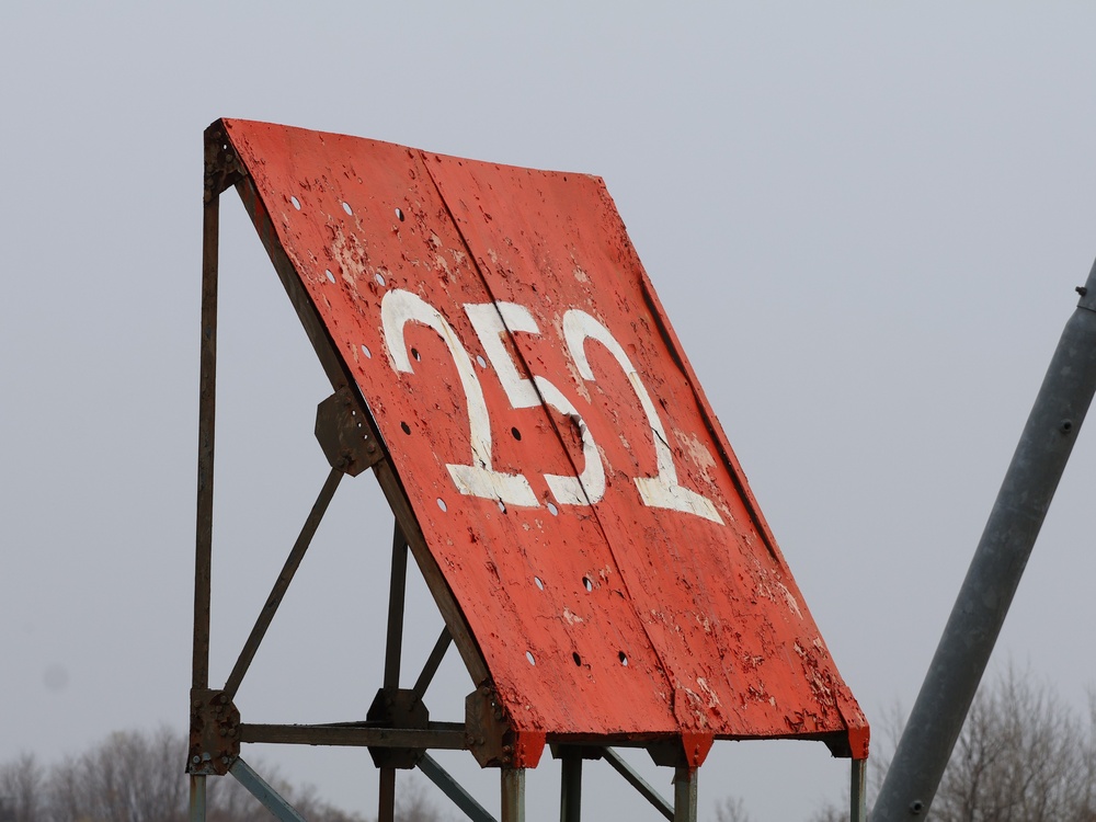 Korean DMZ southern boundary line marker