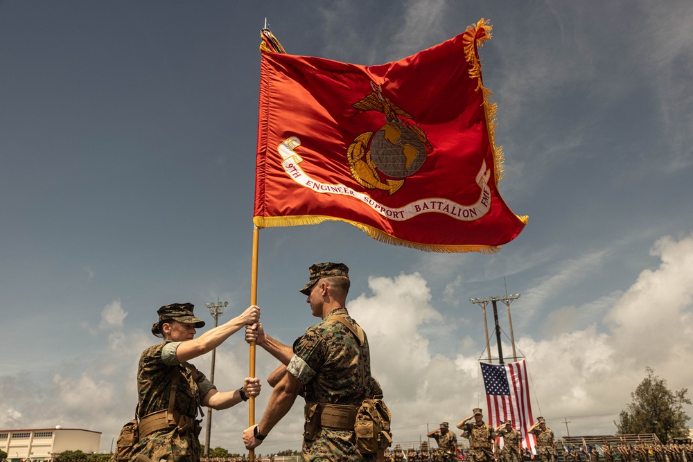 9th Engineer Support Battalion Change of Command Ceremony