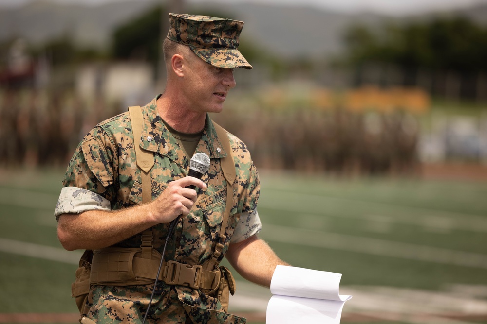 9th Engineer Support Battalion Change of Command Ceremony