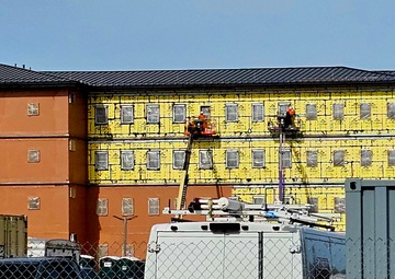 Fort McCoy's East Barracks Project approaches 50 percent complete as progress builds in June 2025
