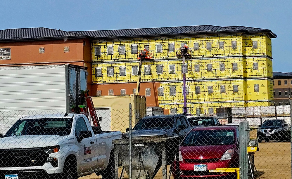 Fort McCoy's East Barracks Project approaches 50 percent complete as progress builds in June 2025