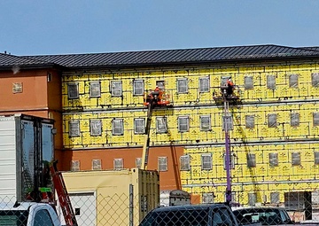 Fort McCoy's East Barracks Project approaches 50 percent complete as progress builds in June 2025