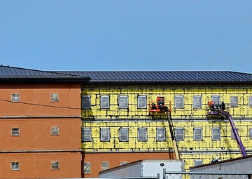 Fort McCoy's East Barracks Project approaches 50 percent complete as progress builds in June 2025