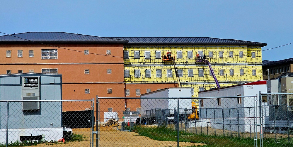 Fort McCoy's East Barracks Project approaches 50 percent complete as progress builds in June 2025
