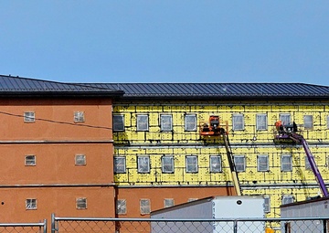 Fort McCoy's East Barracks Project approaches 50 percent complete as progress builds in June 2025