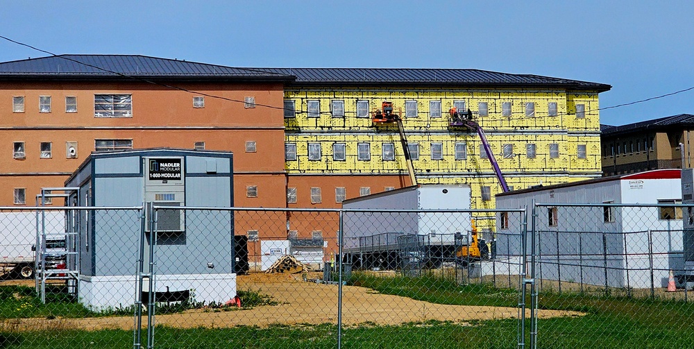 Fort McCoy's East Barracks Project approaches 50 percent complete as progress builds in June 2025