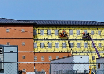 Fort McCoy's East Barracks Project approaches 50 percent complete as progress builds in June 2025