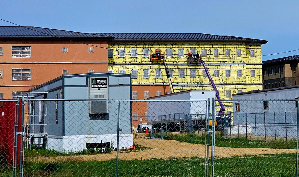 Fort McCoy's East Barracks Project approaches 50 percent complete as progress builds in June 2025