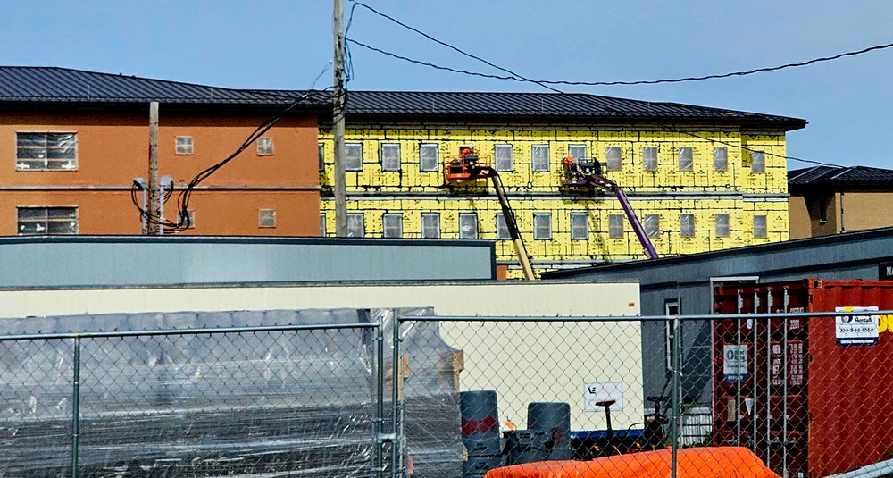 Fort McCoy's East Barracks Project approaches 50 percent complete as progress builds in June 2025