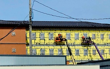 Fort McCoy's East Barracks Project approaches 50 percent complete as progress builds in June 2025
