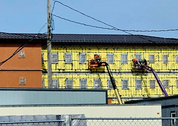 Fort McCoy's East Barracks Project approaches 50 percent complete as progress builds in June 2025