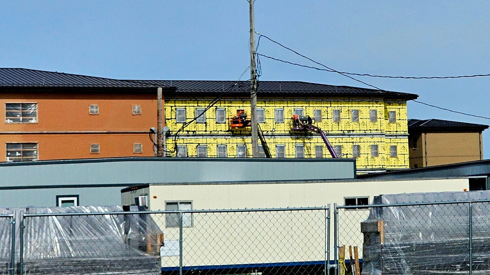 Fort McCoy's East Barracks Project approaches 50 percent complete as progress builds in June 2025