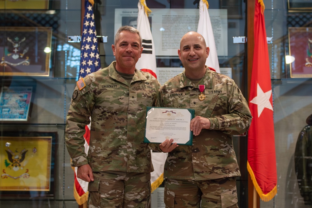 BG Laughman PCS ceremony