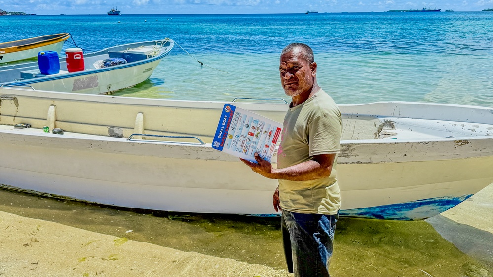 U.S. Coast Guard deploys band to Republic of Marshall Islands, raises awareness of boating safety