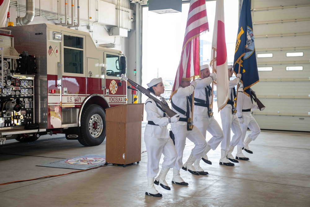 First U.S. Navy Fire Station Opens in Kanto Plains after 20 Years