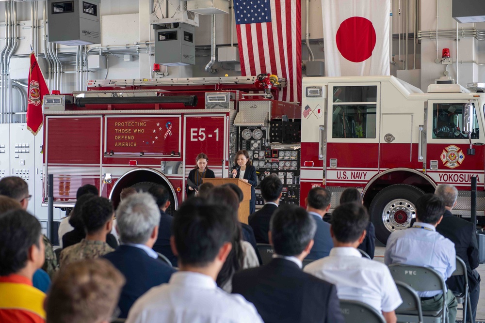 First U.S. Navy Fire Station Opens in Kanto Plains after 20 Years