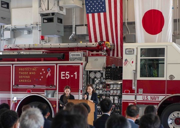 First U.S. Navy Fire Station Opens in Kanto Plains after 20 Years