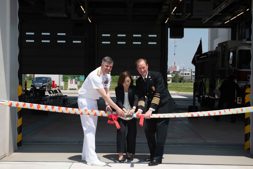 First U.S. Navy Fire Station Opens in Kanto Plains after 20 Years