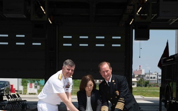 First U.S. Navy Fire Station Opens in Kanto Plains after 20 Years