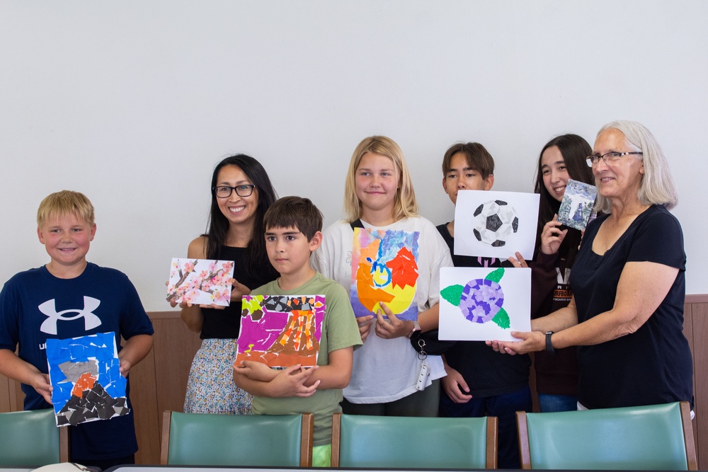 CFAY FFSC Hosts Cultural Exchange Chigiri-e Workshop