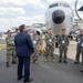 Florida State Governor Ron DeSantis Visits U.S. Forces at Paris Airshow 2025