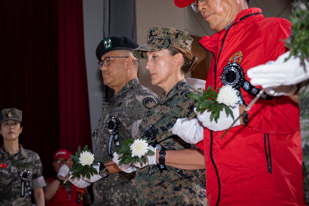 MARFORK attends Battle of Dosol-Mountain Victory Commemoration Ceremony
