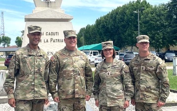 Medical Readiness Command, Europe leadership meets with U.S. Army Southern European Task Force, Africa