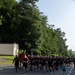 Soldiers and Civilians run for the U.S. Army's 250th Birthday