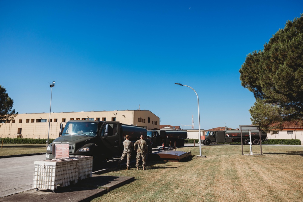 The 139th Logistics Readiness Squadron prepares fuel
