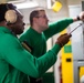 George Washington Sailors Gather Arresting Gear Data