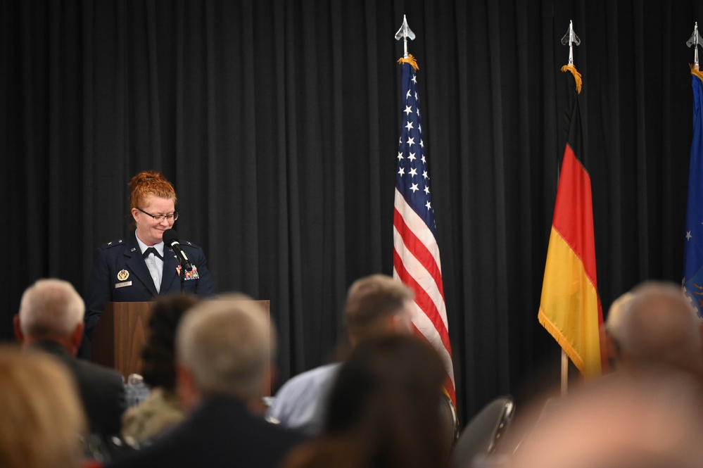 Honoring commitment: 86 AW celebrates local nationals in Length of Service ceremony