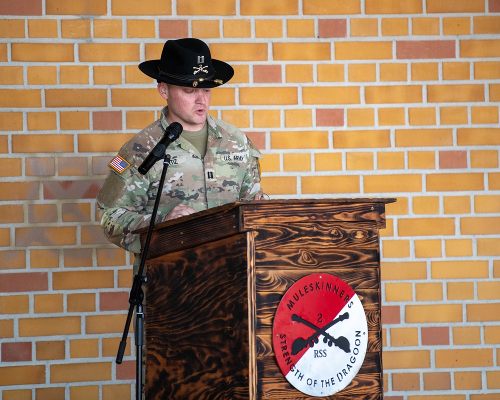 Blacksmith Troop Change of Command